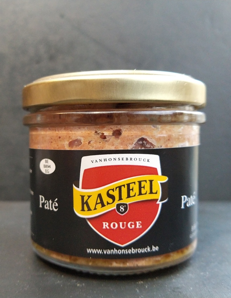 Paté Kasteelbier Rouge 180gr