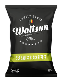 Chips sea salt &amp; black pepper 125gr